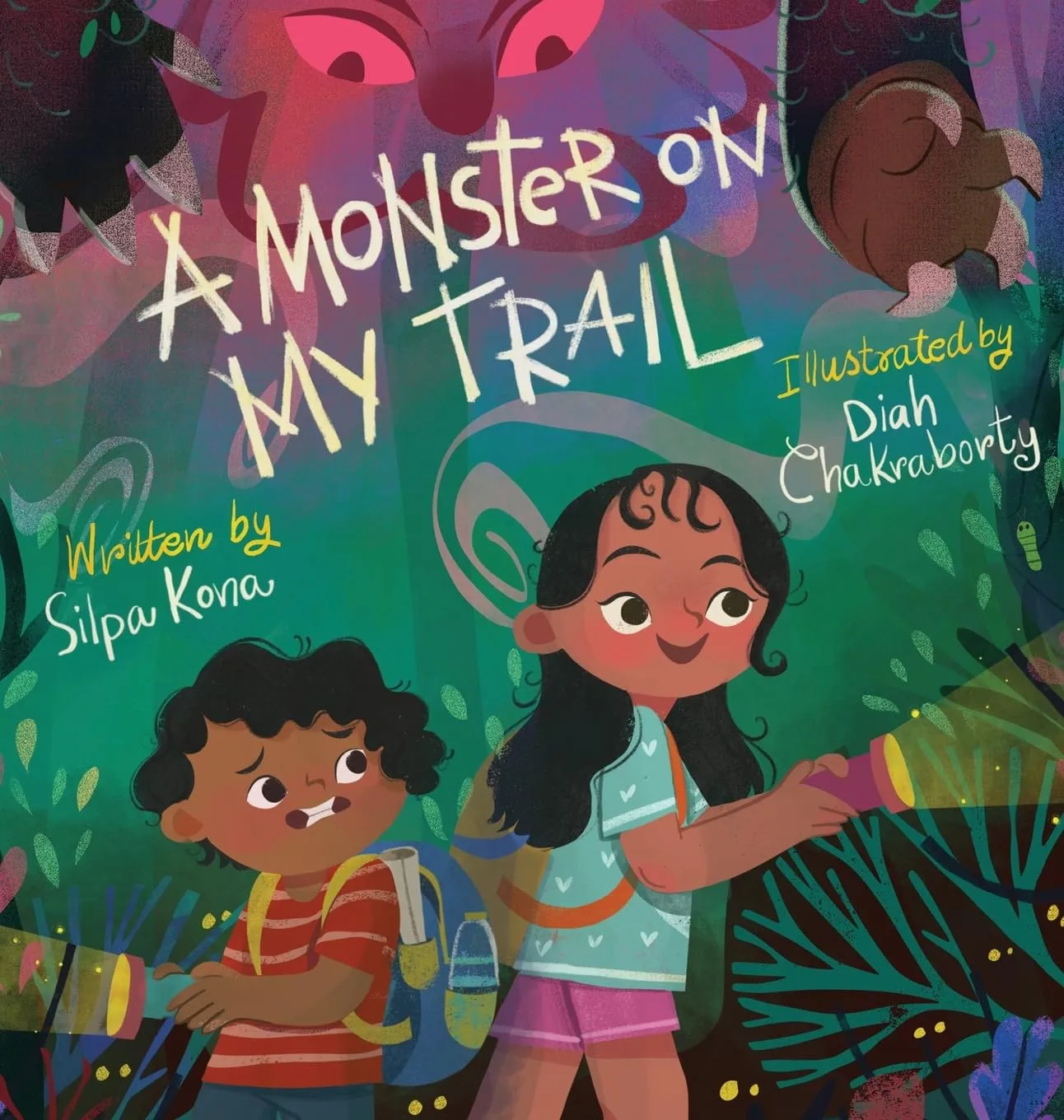 A Monster on My Trail: A Laugh-Out-Loud Nature Adventure about Becoming Fearless (The Monster Watchers) Hardcover  May 19, 2025