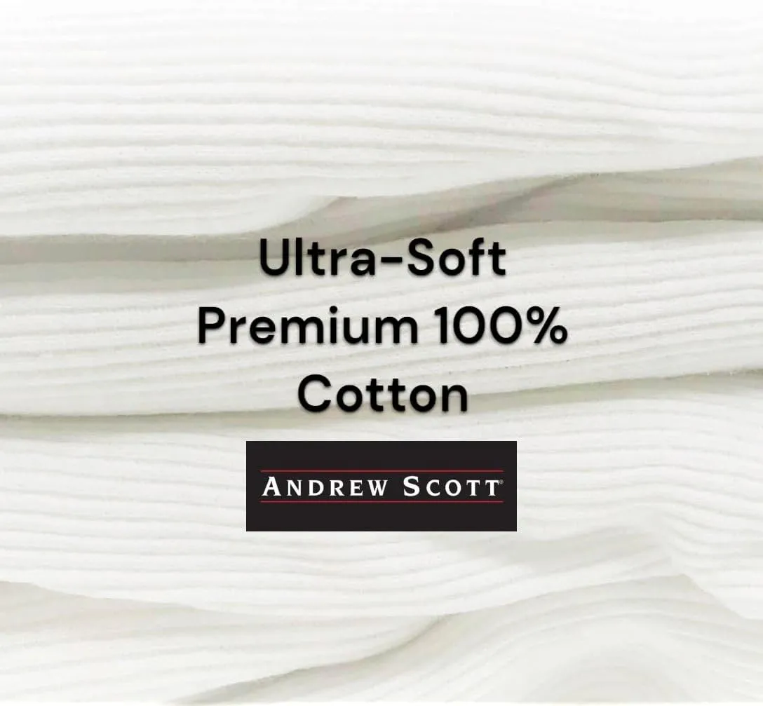 Andrew Scott Men's A Shirt Tanks | Cotton Tank Top Athletic Undershirts | Multi Packs & Colors