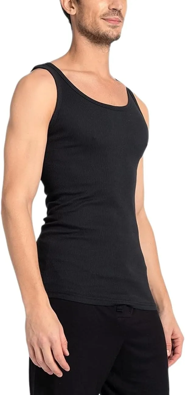 Andrew Scott Men's A Shirt Tanks | Cotton Tank Top Athletic Undershirts | Multi Packs & Colors