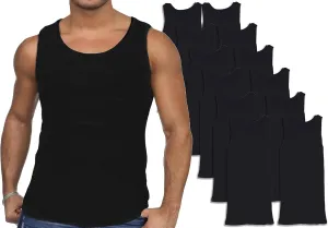 Andrew Scott Men's A Shirt Tanks | Cotton Tank Top Athletic Undershirts | Multi Packs & Colors