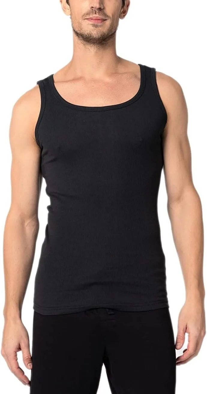 Andrew Scott Men's A Shirt Tanks | Cotton Tank Top Athletic Undershirts | Multi Packs & Colors