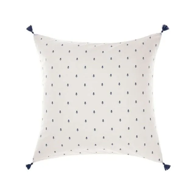 Anika Blue European Pillowcase by Linen House