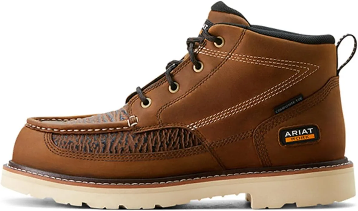 ARIAT Men's Rebar Lift Chukka Composite Toe Work Boot Industrial