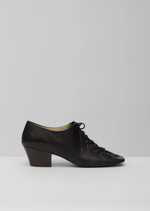 Heeled Derbies — Black