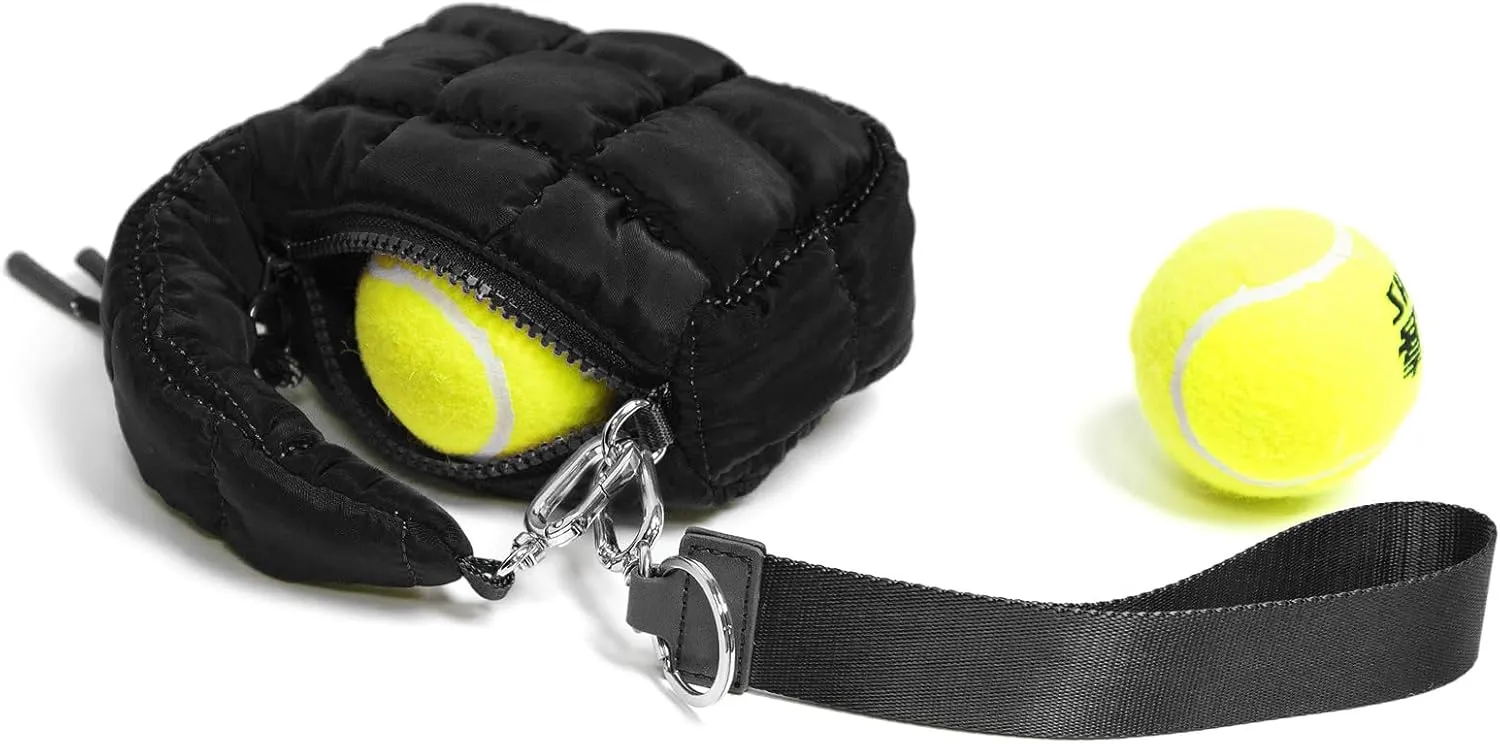 Mini Quilted Wristlet Bag for Women, Puffer Handbags,Evening Bags,Charm Lipstick Bag,Cute bag Charm for Gift