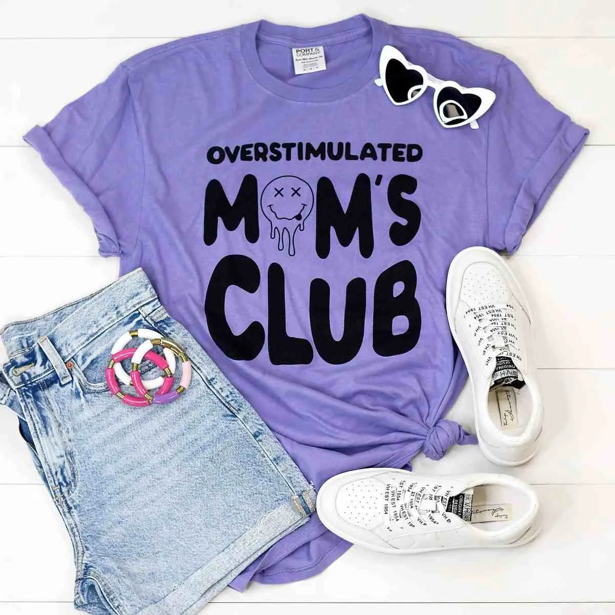 Mugsby | "Overstimulated Mom's Club" Graphic Shirt