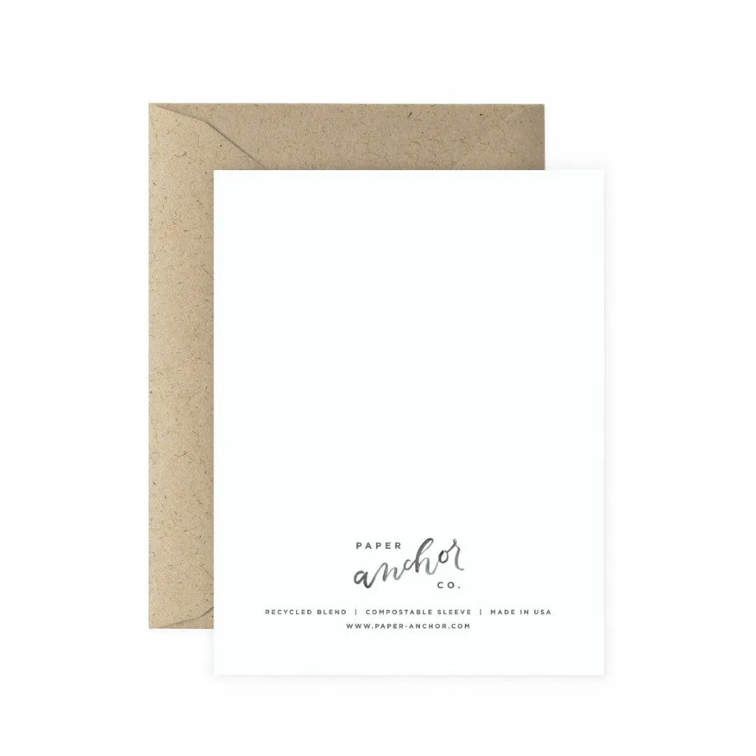 Paper Anchor Co. | I Love You Dad Brush Greeting Card